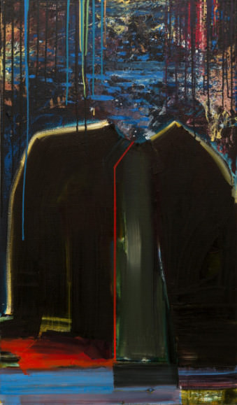 2012 lacquer & oil on canvas 120 x 70 cm © Diana Wehmeier