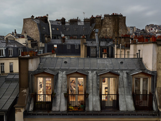 Ein Blick in eine Wohnung in Paris.