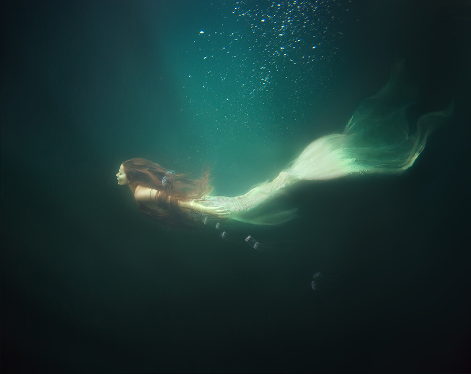 Meerjungfrau Unterwasser