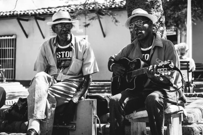 Kubanische Straßenmusiker