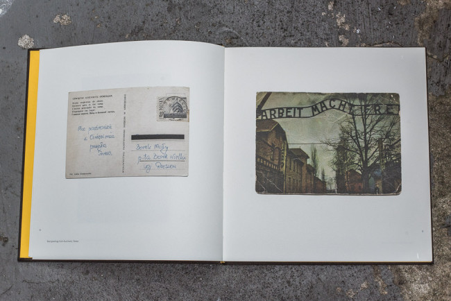 Abbildung des Buchs "Greetings from Auschwitz"