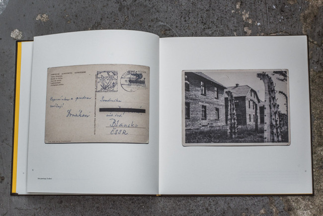 Abbildung des Buchs "Greetings from Auschwitz"