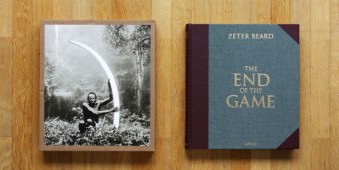 Schuber und Cover von „The End of the Game“ von Peter Beard
