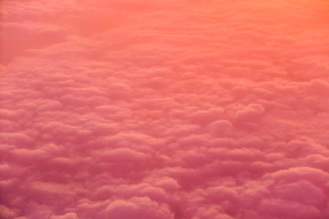 Pinke Wolken