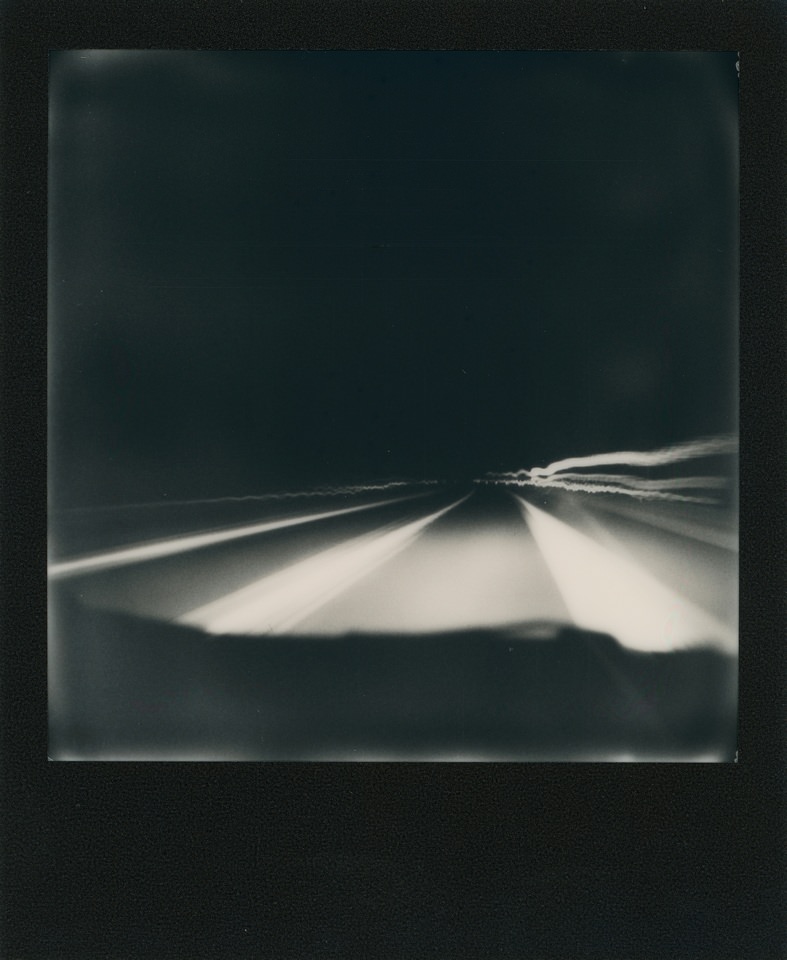 Polaroid Nachtfahrt
