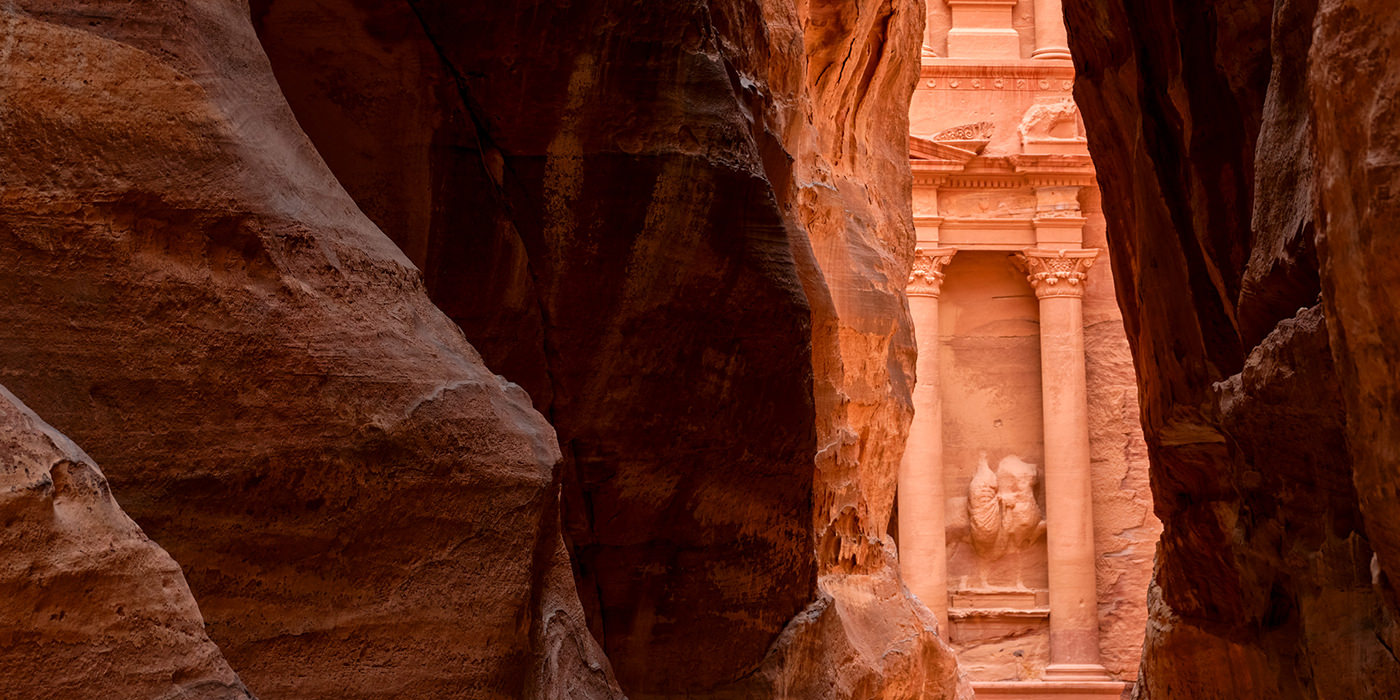 Petra, Stadt der Nabatäer, Jordanien.