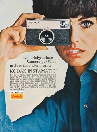 Werbeanzeige für Kodak Instamatic 133